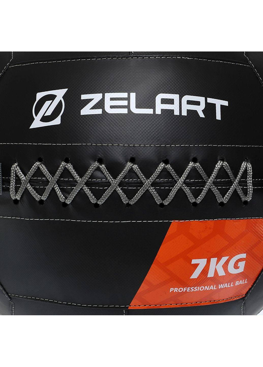 М'яч набивний медичний для кросфіту WALL BALL Чорний (вага 7 кг) TA-7822-7 Zelart (367617512)