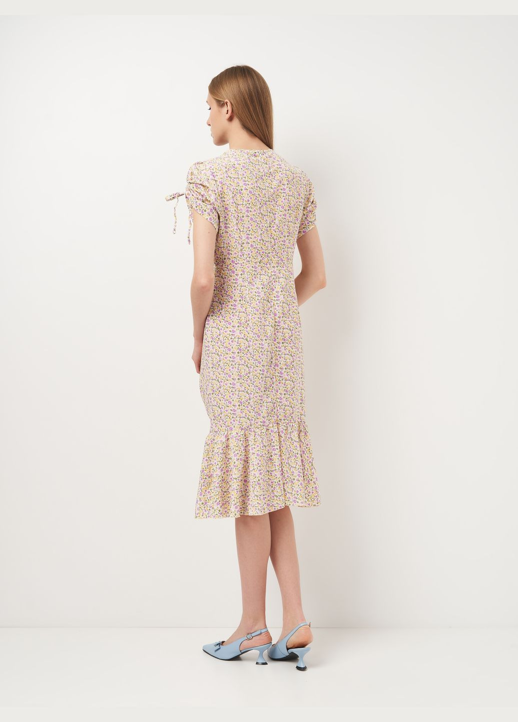 Сиреневое повседневный платье CUPSHE с цветочным принтом