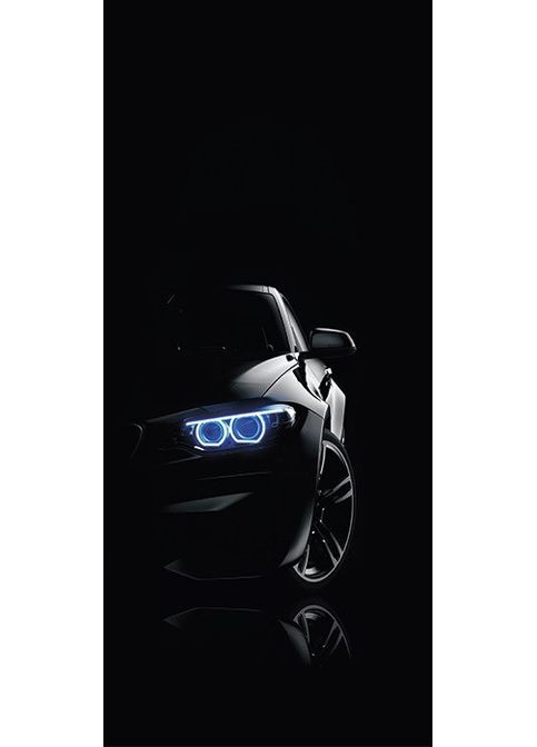 Наклейки на стойки дверей авто 3D TUNING STUDIO Авто фары 500х220х0.15мм=2штуки No Brand (362498871)