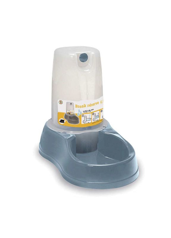 Миска автоматична пластикова для води Break reserve Water - 3,5 л Stefanplast (327069657)