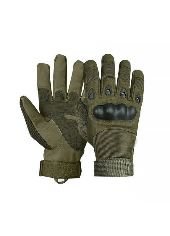 Рукавички тактичні повнопалирі E001 Army Green Lesko (396705524)