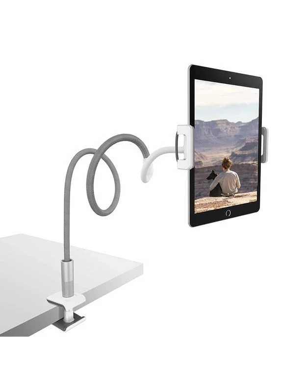 Гнучкий тримач для телефону, планшета з прищіпкою Datura II 120 см Flexible Mobile Tablet Holder Grey VHG (334305220)
