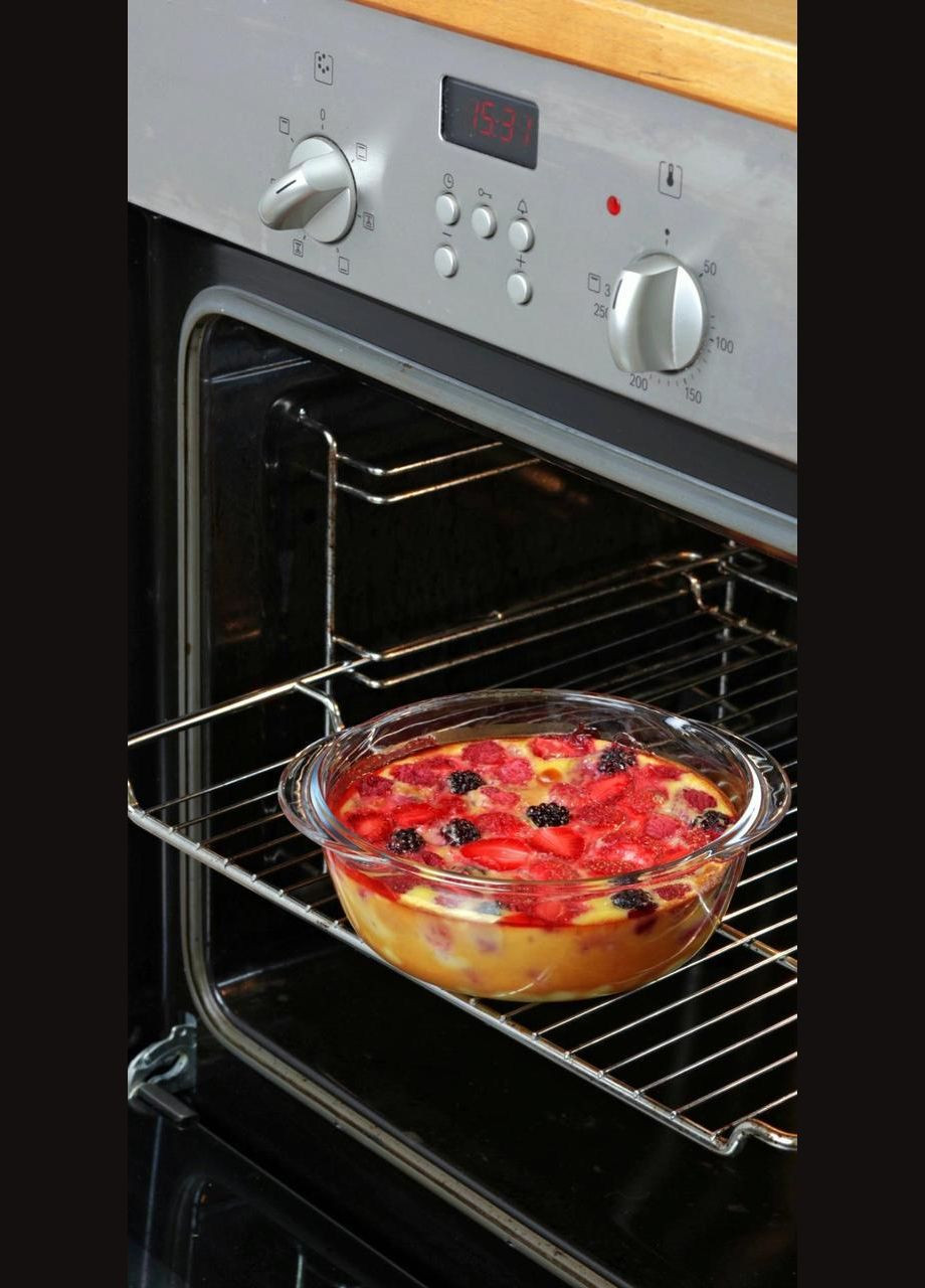 Форма для запікання 26х23х8см (2.3л) з фіксатором кришки (208PH00/7646 COOK&HEAT) Pyrex (321991958)