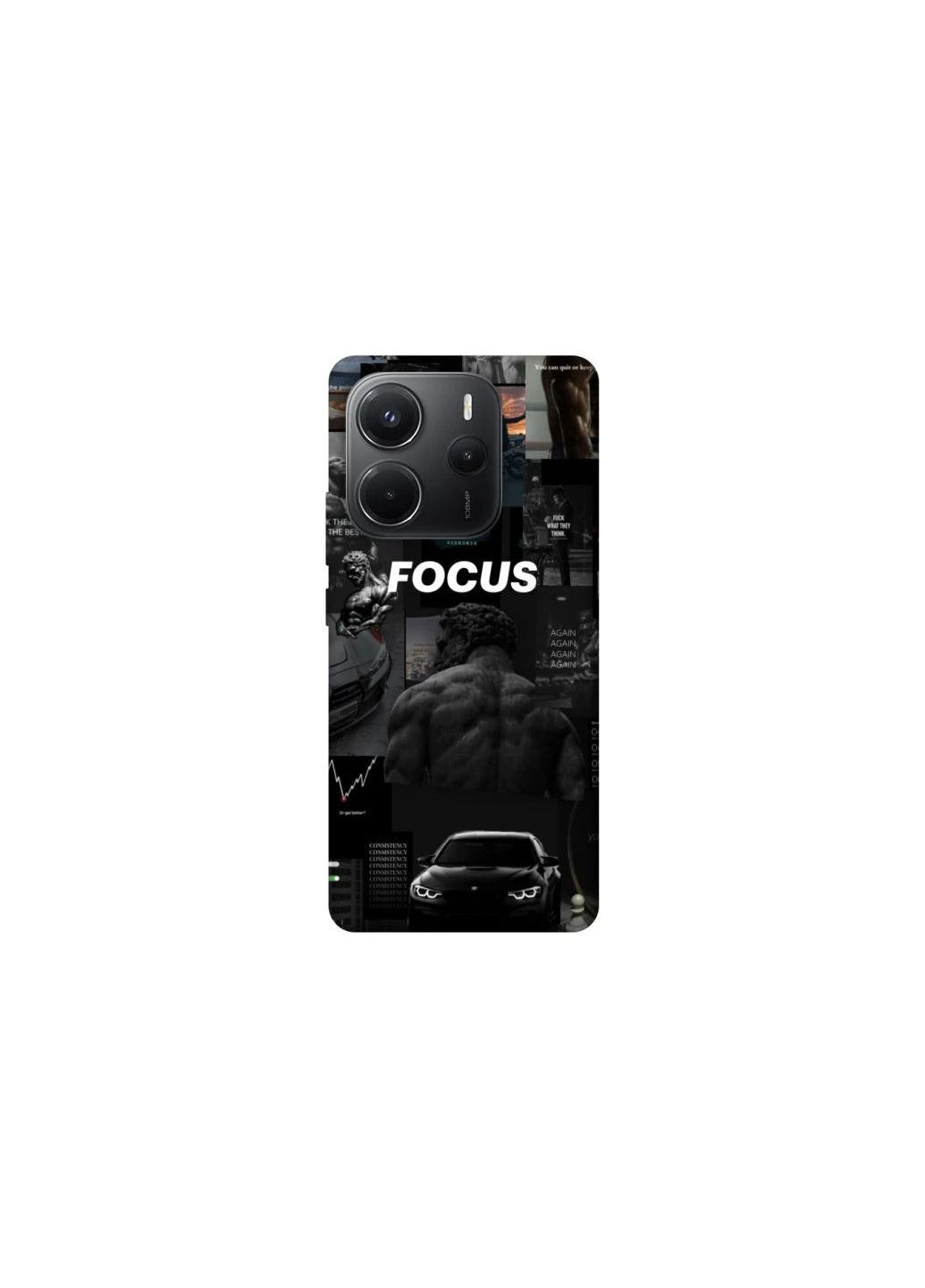 Чохол на Xiaomi Redmi Note 14 4G (Int. version) Focus ver.1 Frontalka (354669016)