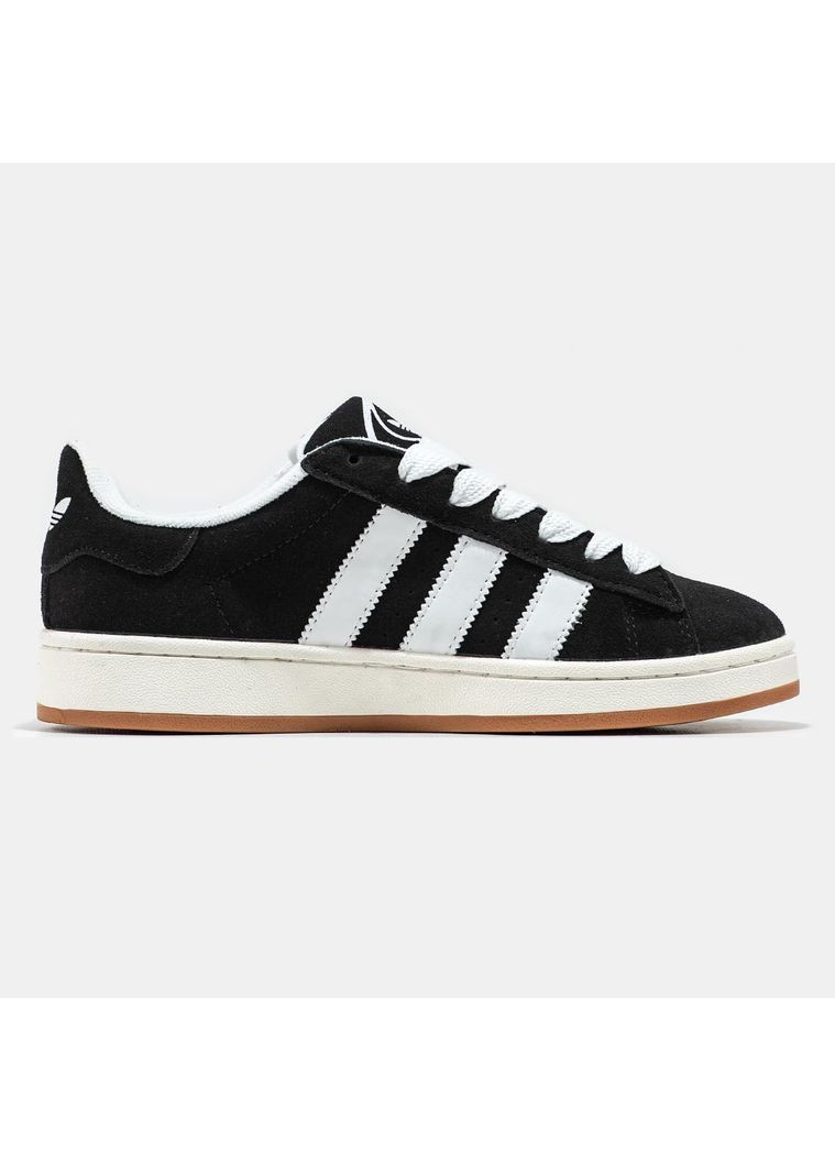 Чорні Осінні кросівки чоловічі adidas campus 00s black white адідас кампус No Brand