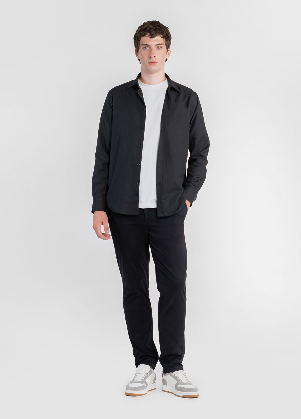 Черные кэжуал зимние брюки Arber