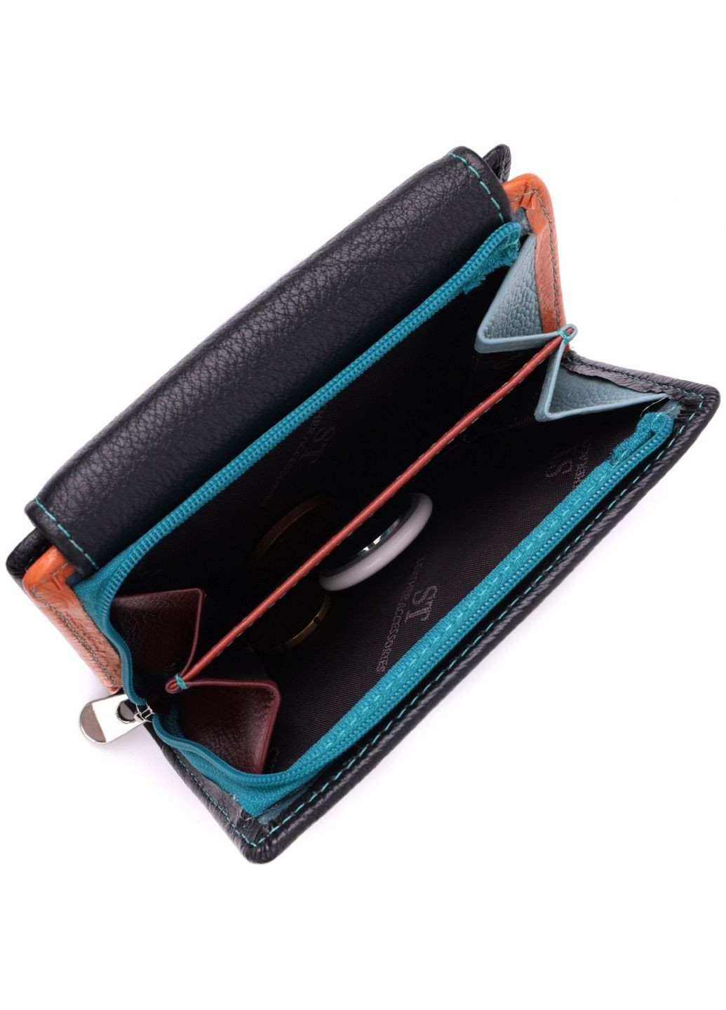 Жіночий шкіряний гаманець 13,5х9х2 см st leather (288047268)