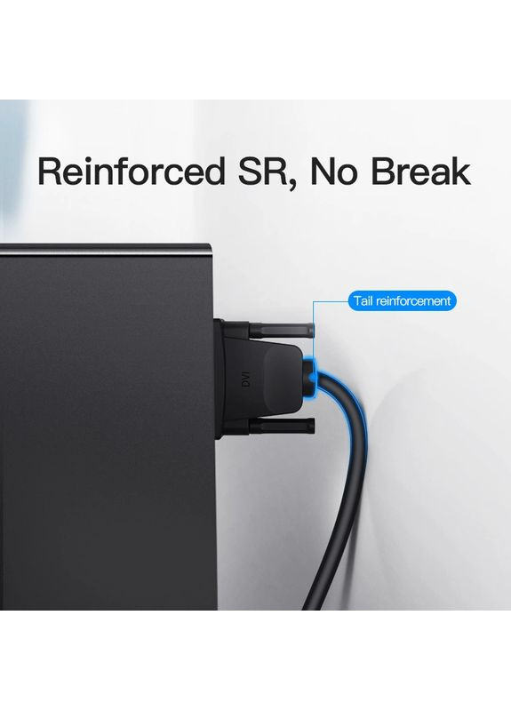 Кабель DVI(24+5) to VGA Cable 3M Black () () Vention EACBI (372685407)