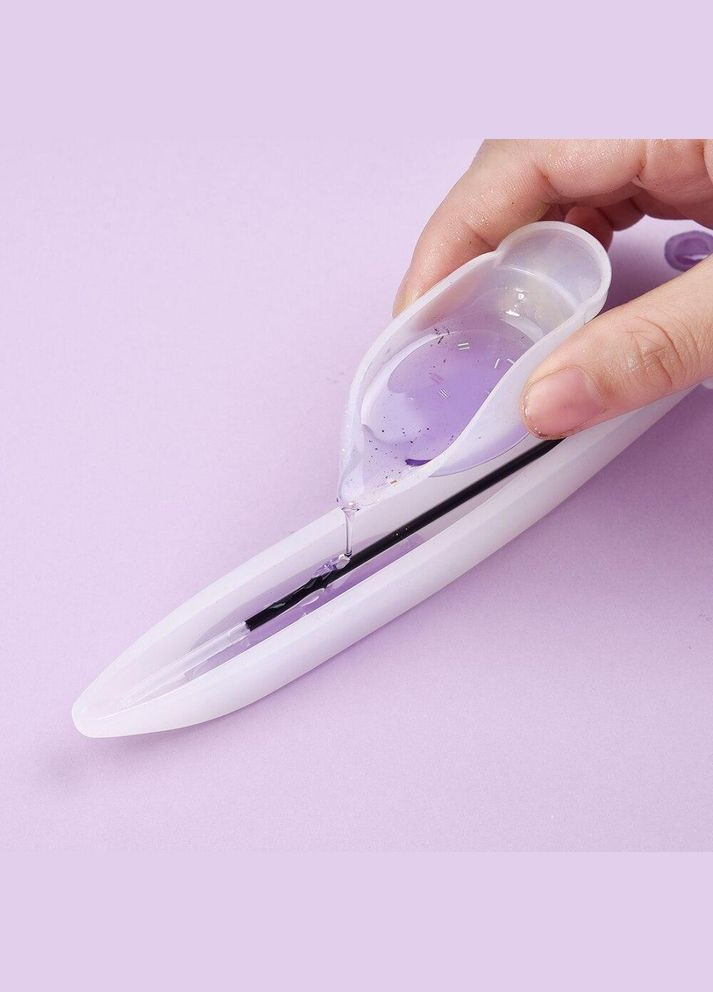 Форма для епоксидної смоли Молд ручка вушка Силіконовий Білий 15 см х 2 см Finding (316251088)