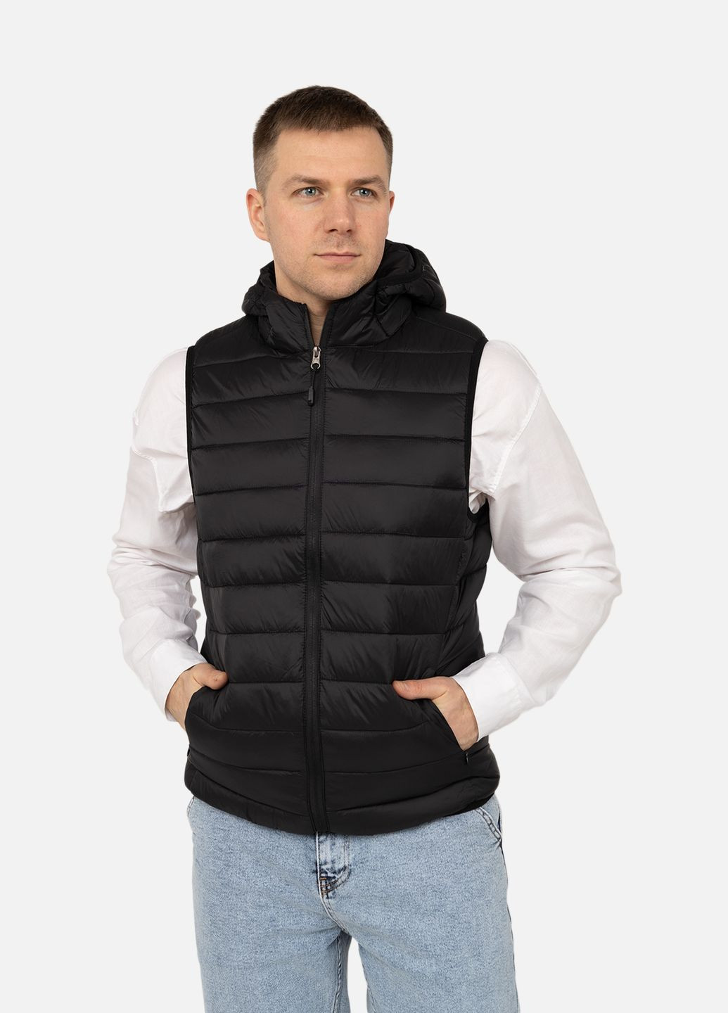 Жилет утепленный мужской цвет черный ЦБ-00266819 EFKS (316679335)