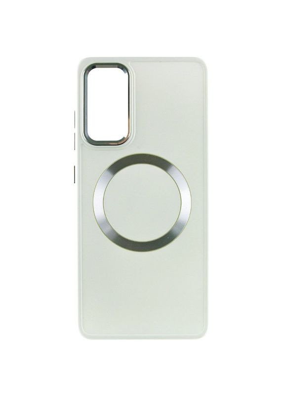 Чохол TPU Bonbon Metal Style з MagSafe для Samsung Galaxy S23 Зелений Epik (372845887)
