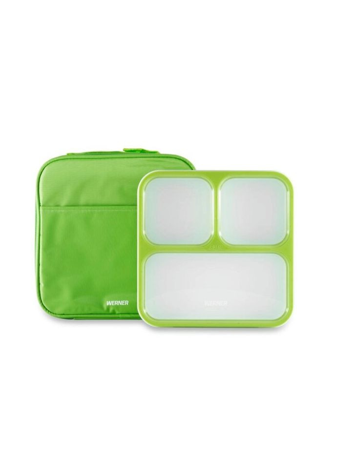 Ланч-бокс в сумке-холодильнике Jesi GP-50234 0,8 л зеленый Werner (336148374)