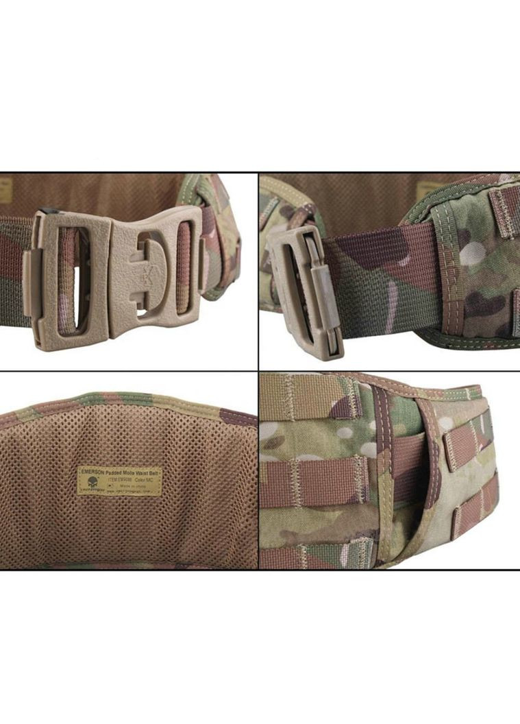 Тактичний Нейлоновий Розвантажувальний Ремінь ClefersTac K90 з Кріпленням Моллі для Спорядження Мультикам (602307172) Clefers (300854217)