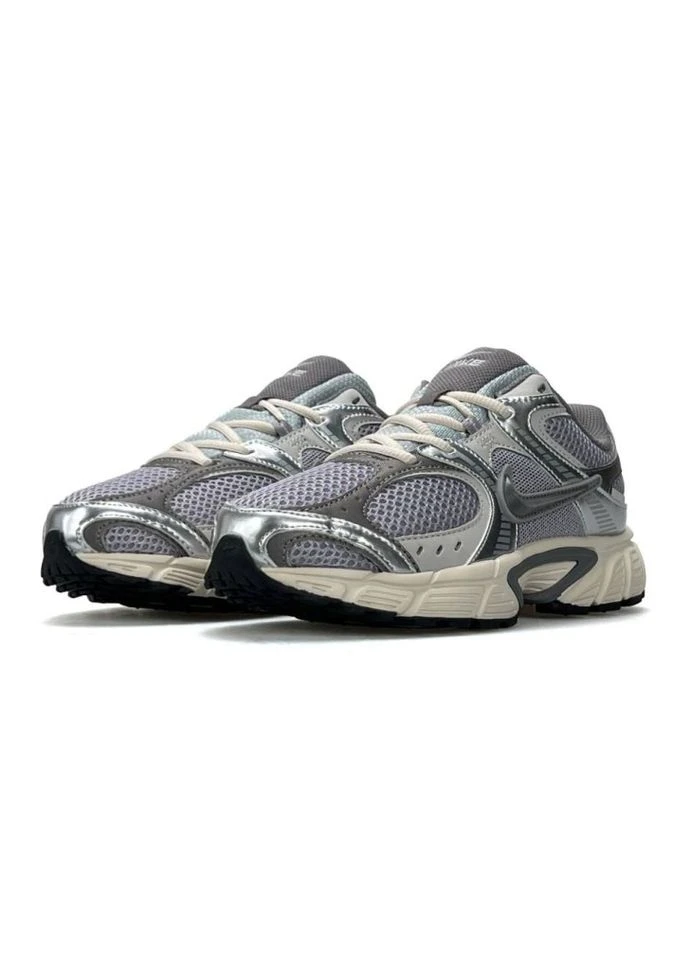 Цветные кроссовки grey beige metallic No Brand V5 RNR