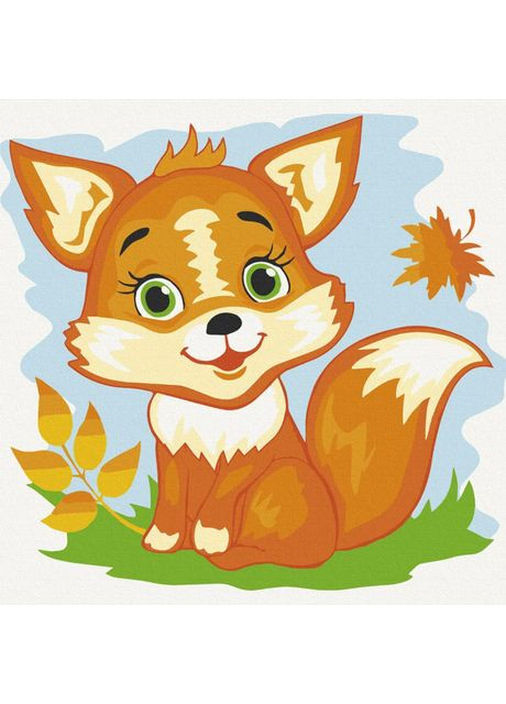 Картина за номерами Лисичка 30 х 30 см (15536-AC) Art Craft (370268343)