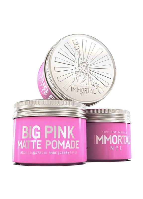 Матовая помада для волос Exclusive Big Pink Matte Pomade, 100ml Immortal NYC (304651285)