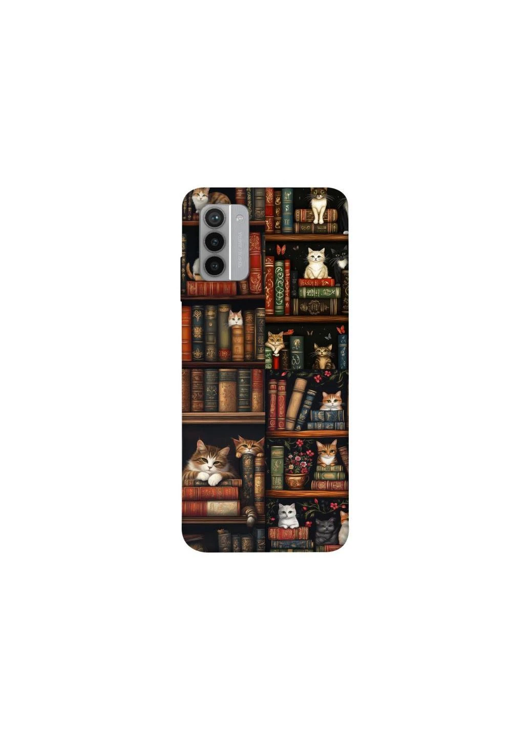 Чехол на Nokia G42 Cats & Books Frontalka (376589634)