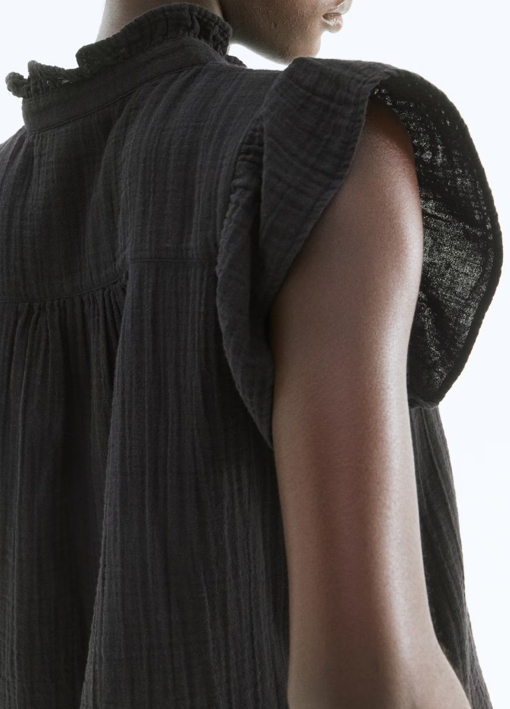 Чёрная блуза H&M