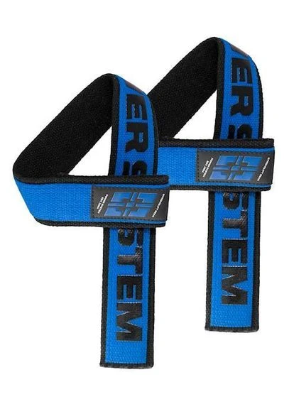 Лямки для тяги PS-3401 Lifting Straps Duplex Black/Blue Power System (397600896)