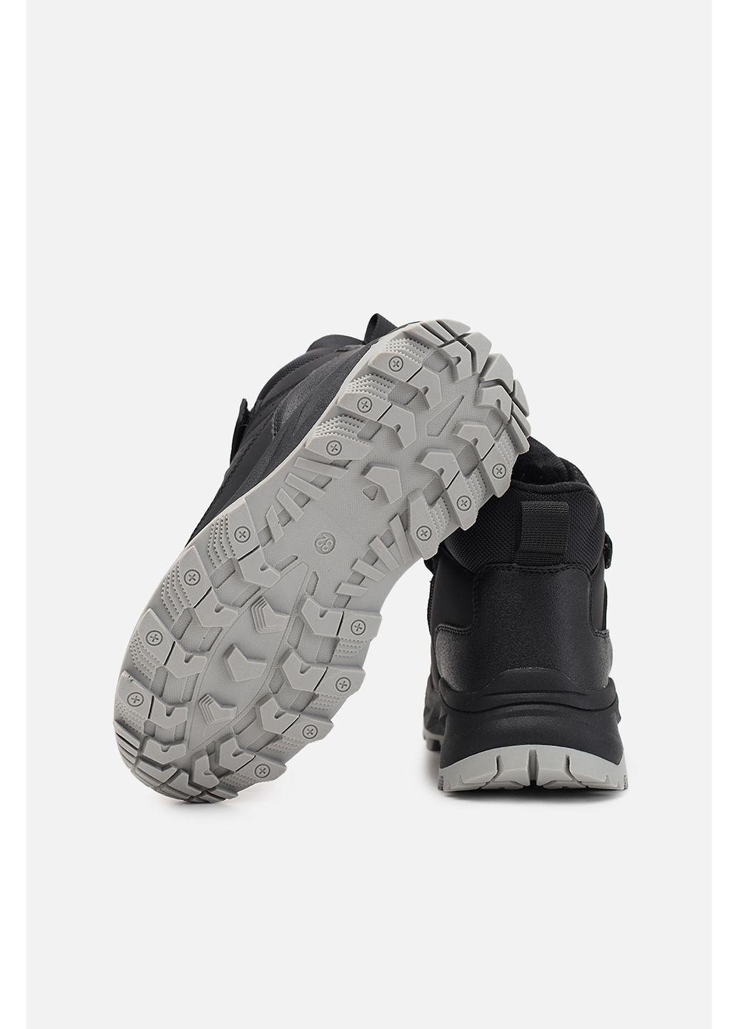 Черные зимние ботинки для мальчика цвет черный цб-00282633 Kimboo