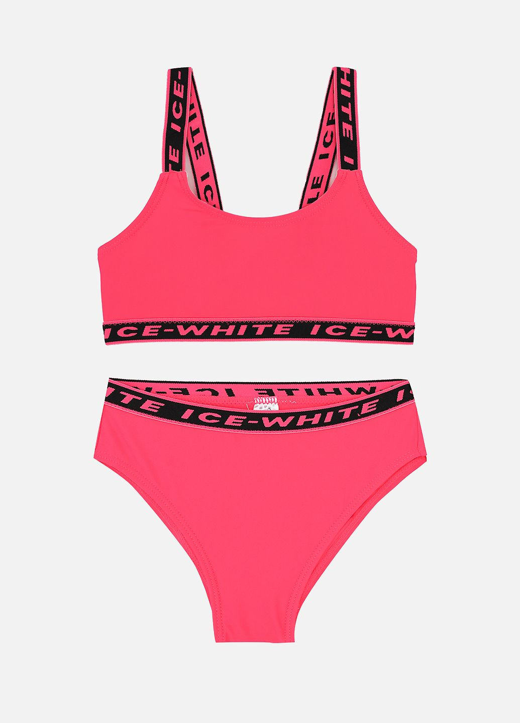 Розовый летний купальник для девочки цвет розовый цб-00270388 No Brand