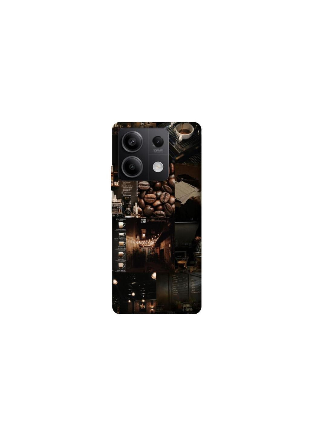 Чехол на Xiaomi Redmi Note 13 5G Coffee collage ver.1 Frontalka (355325402)