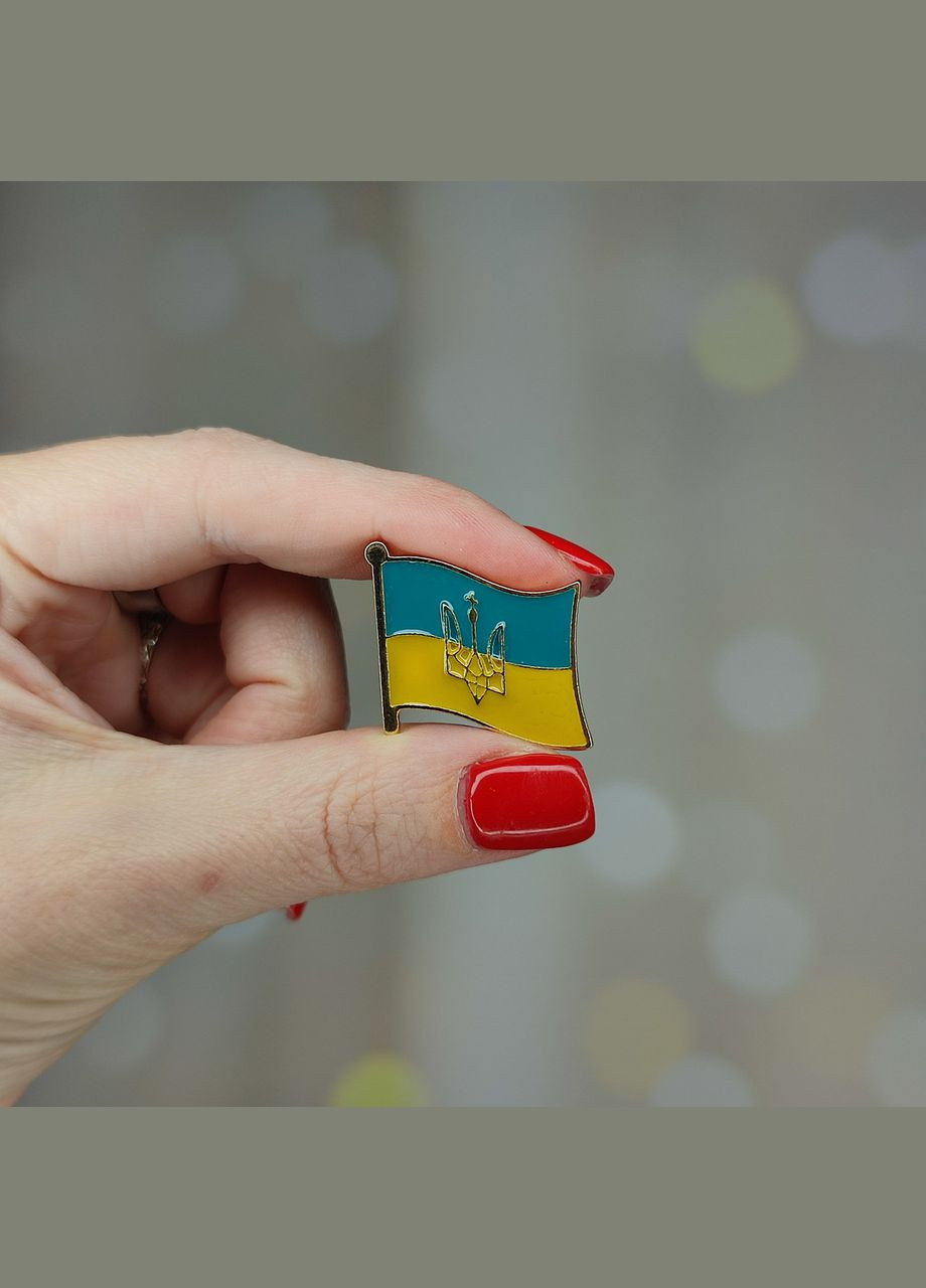 Металевий значок, пін "Прапор України" SureGeek (315016359)