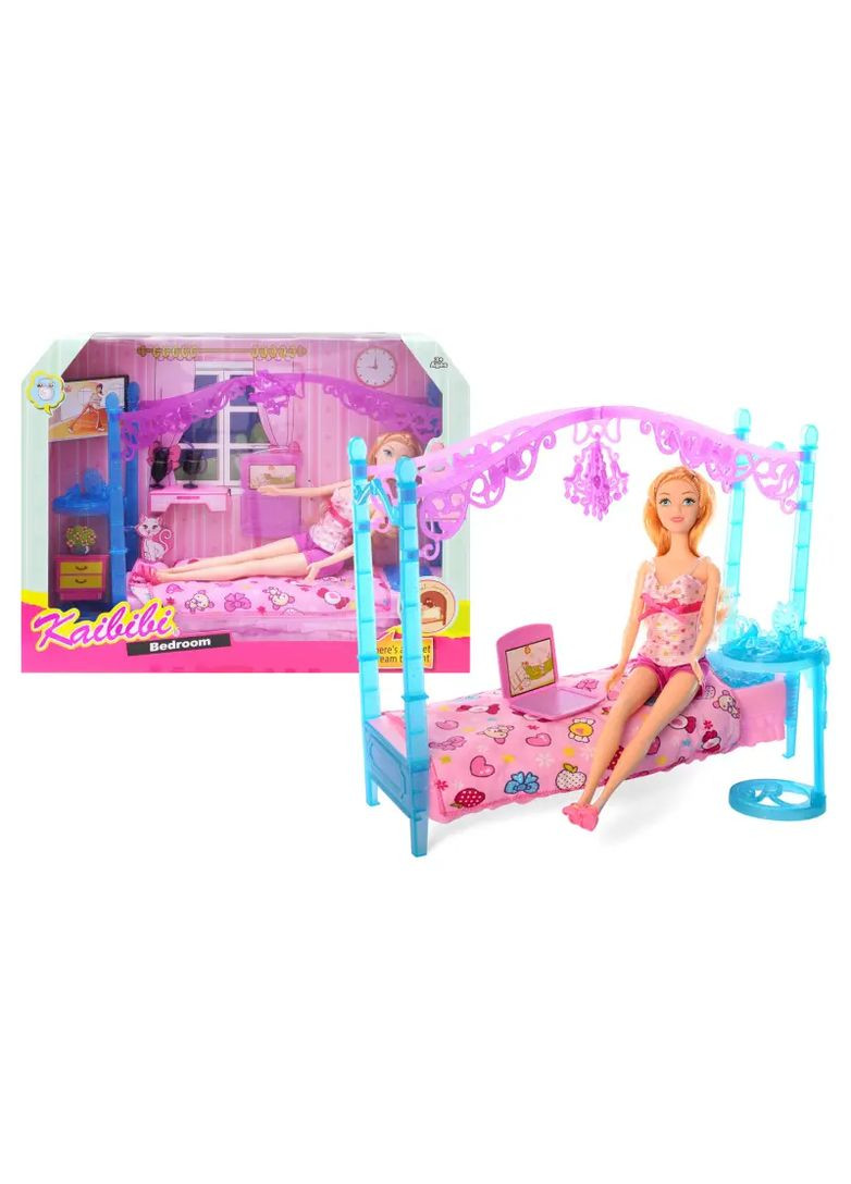 Кукла с кроваткой и аксессуарами из пластика в ассортименте BLD136 YG Toys Лял0246 (370653226)