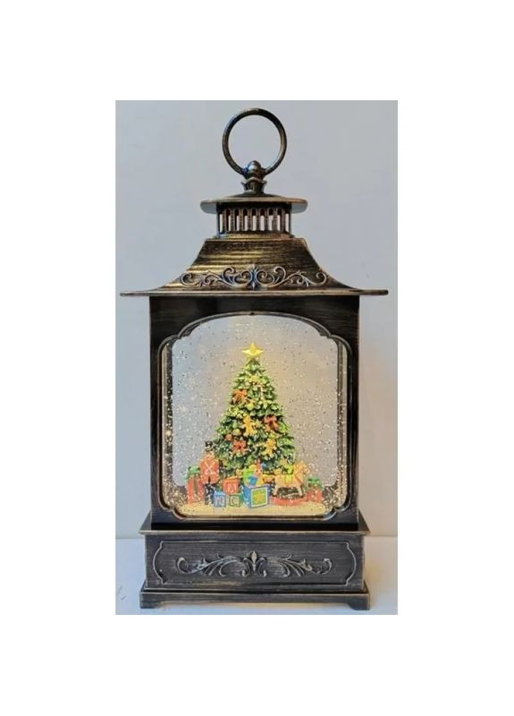 Новорічний нічник XMAS «Ялиночка» 31 см USB-кабель, LED-підсвічування, ефект снігопаду Po Fanu (365877019)