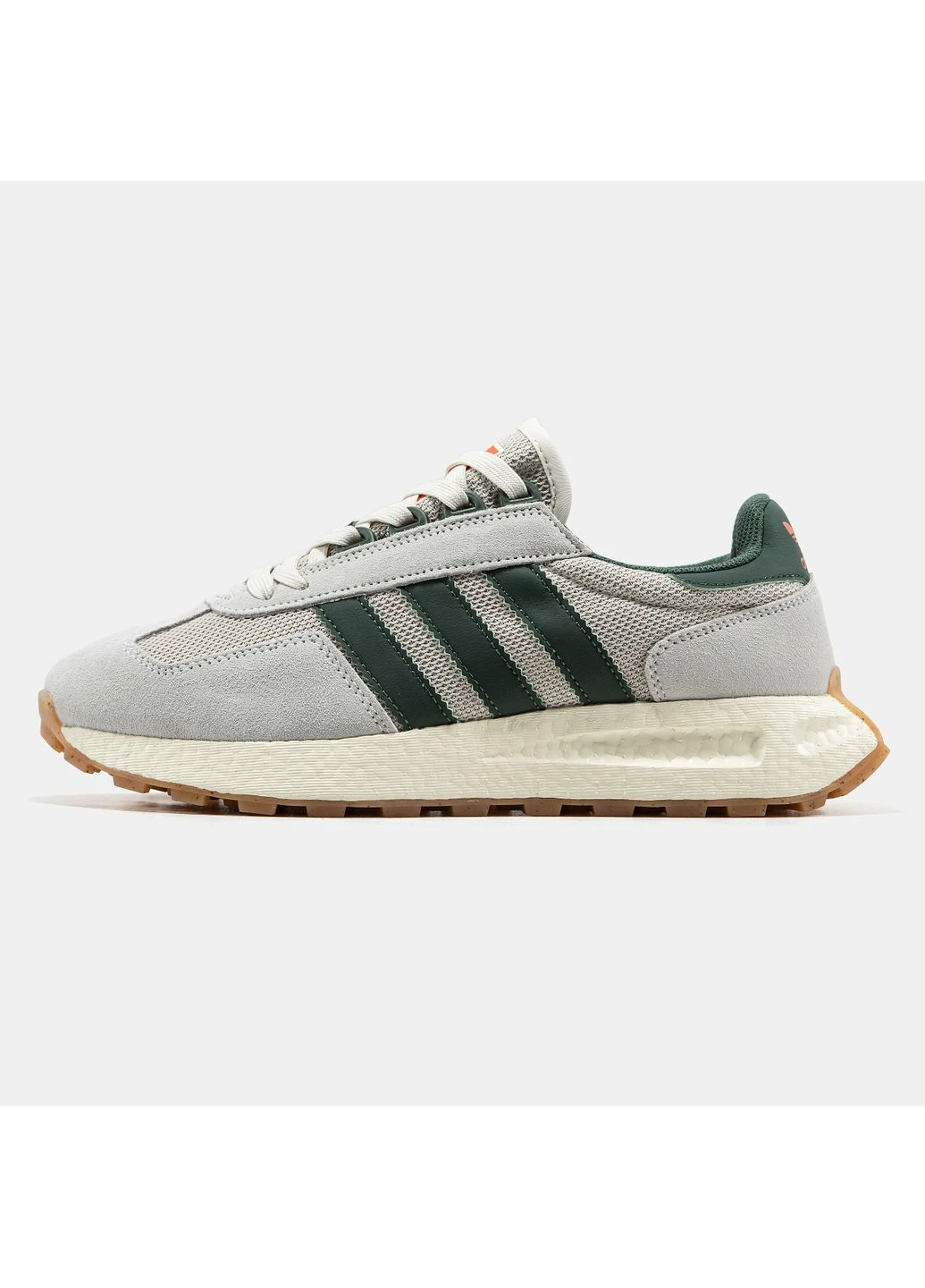 Бежевые демисезонные кроссовки мужские adidas retropy e5 beige green | адидас ретропы е5 бежевые зеленые No Brand