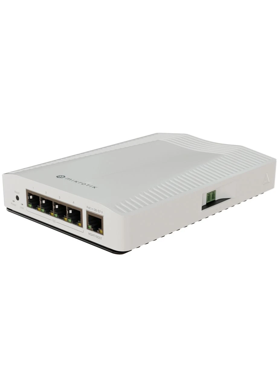 Комутатор CCRS304-4XG-IN, 1x10/100/1000, 4x1G/2.5G/5G/10G Ethernet Mikrotik (394073603)