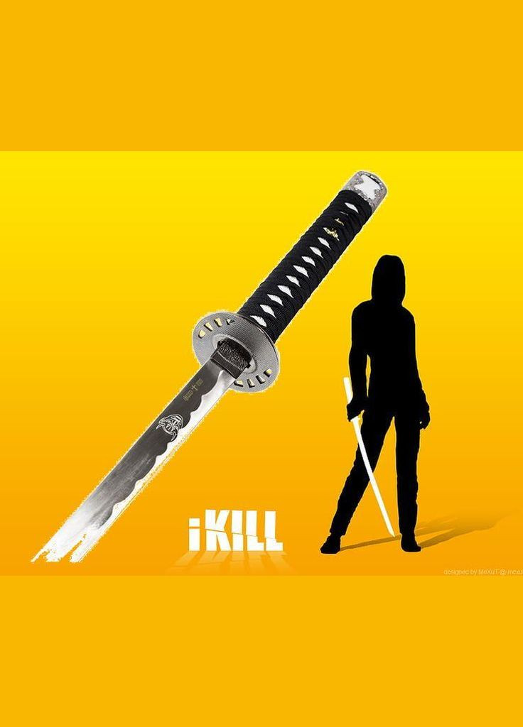 Меч Катана Самурайський Хатторі Хандзо KATANA на підставці No Brand (370770654)