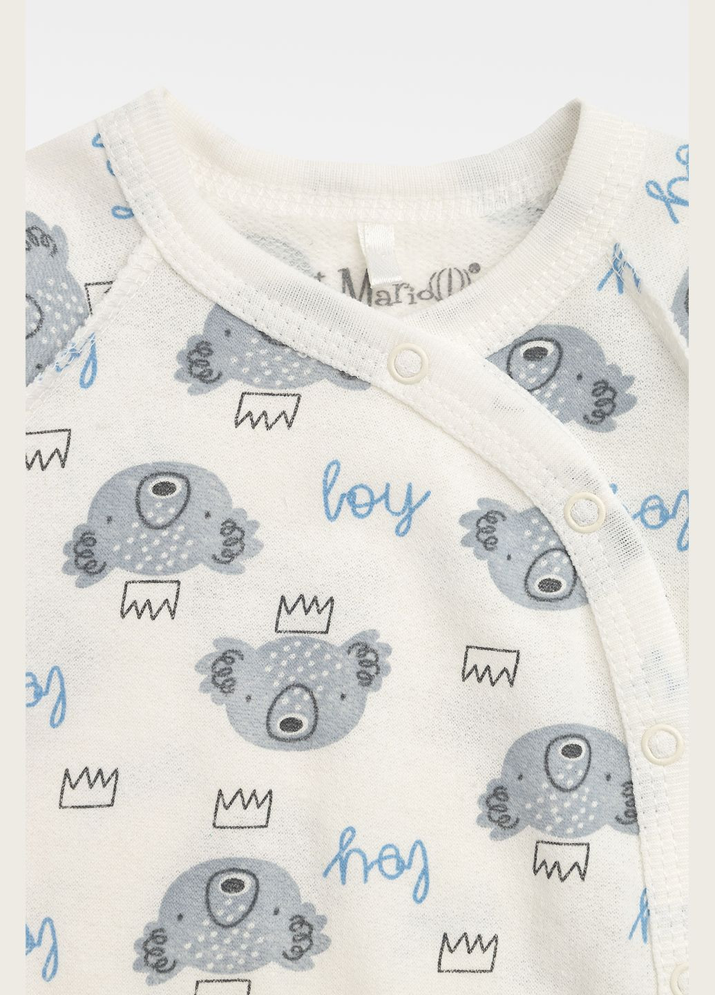 Боді яслі для хлопчика колір молочний CB-00260183 Sweet Mario (314891816)