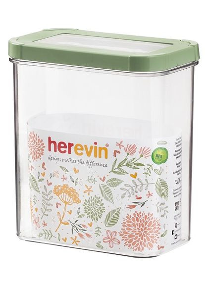 Контейнер Storage Canister-Green-Peach 1.8 л (161207-100) Herevin (337169669)