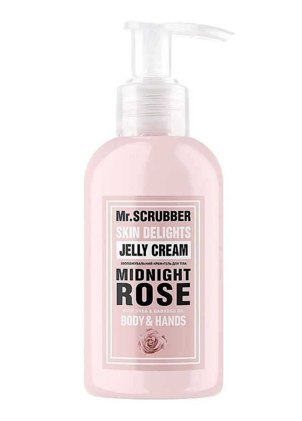 Mr. Scrubber Крем-гель для тіла та рук з ароматом троянди Skin Delights Midnight Rose, 150 мл — Крем, Україна (351851514)