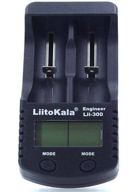 Зарядний пристрій Lii-300, 2x(Lion/NiMH/NiCd), Power Bank, discharge function, display LiitoKala (314978576)