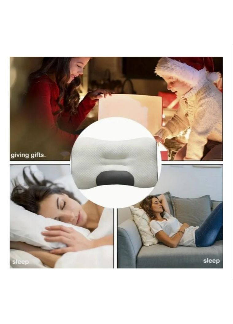 Подушка ортопедична анатомічної форми для комфортного сну 48х74 см No Brand (352742623)