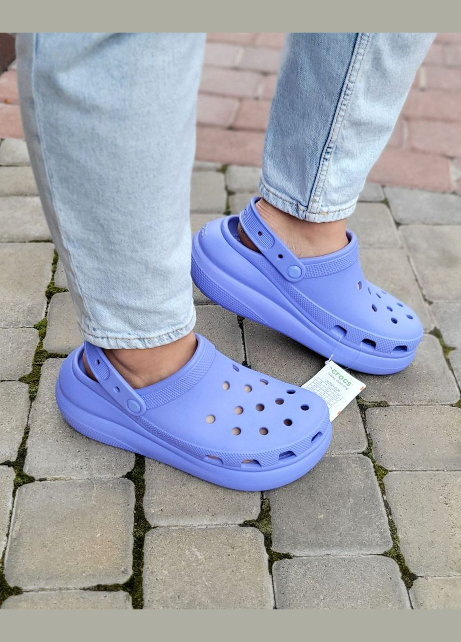 Унисекс сабо на платформе Classic Crush Disco Clog, ортопедические, оригинал Crocs (339784405)