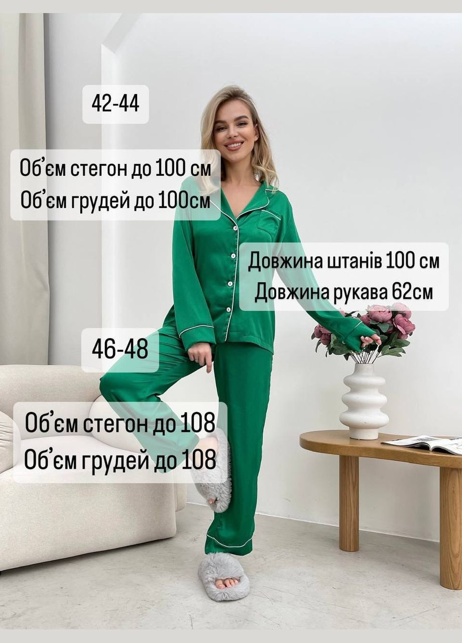 Черная шелковая пижама Osoblyva