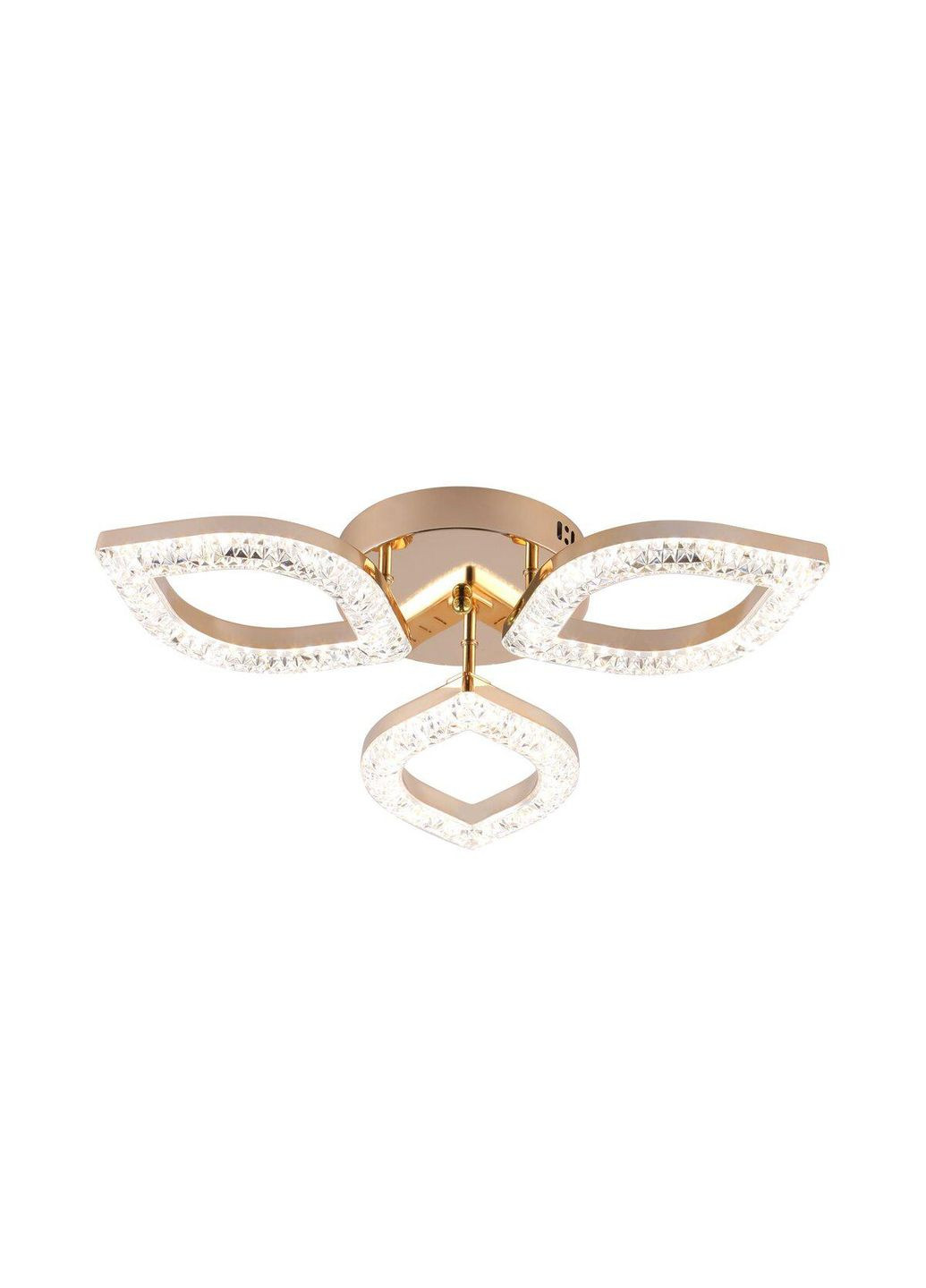 Люстра світлодіодна акрилова 2721/3 GD 30W*2 Sirius (342072276)