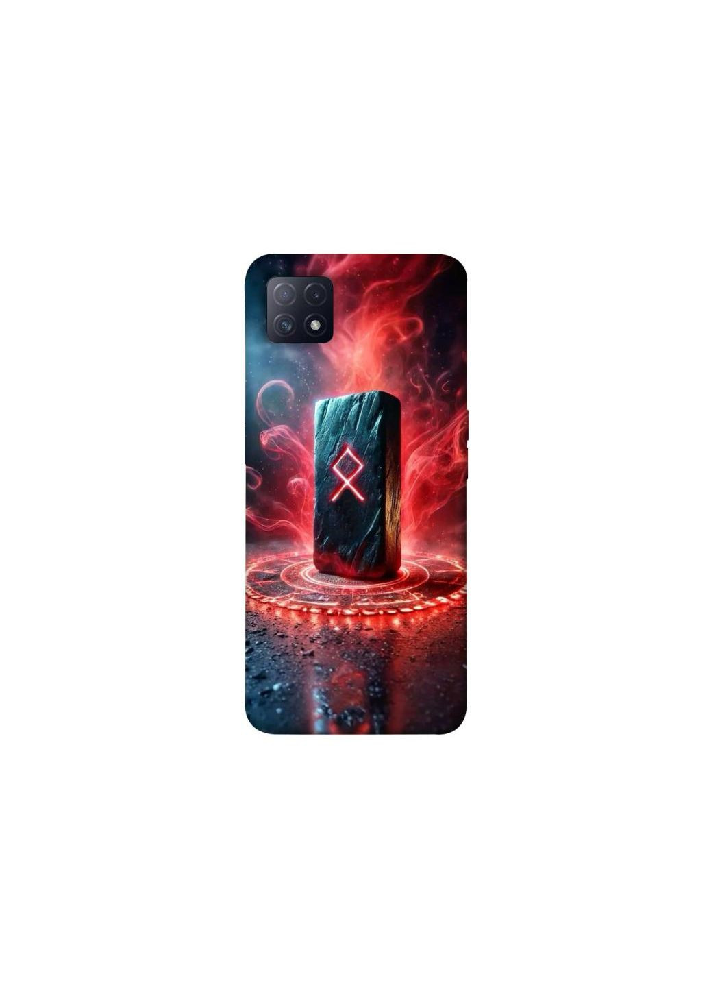 Чехол на Oppo A72 5G / A73 5G Руна Одал Frontalka (354190365)