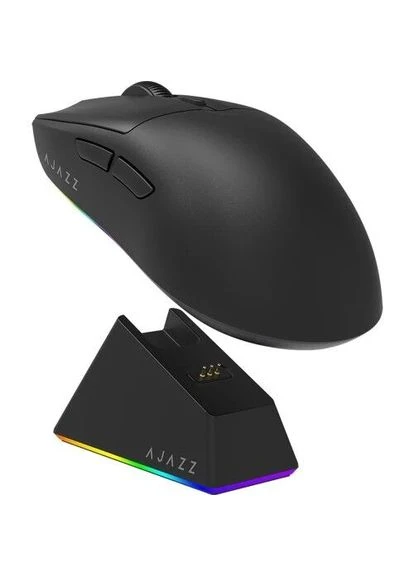 Миша бездротова AJ139 V2 MC,, Bluetooth / 2.4GHz / Type-C, оптична (сенсор PixArt PAW3311), до 12000 dpi, перемикачі Huano, RGB Ajazz (395337250)