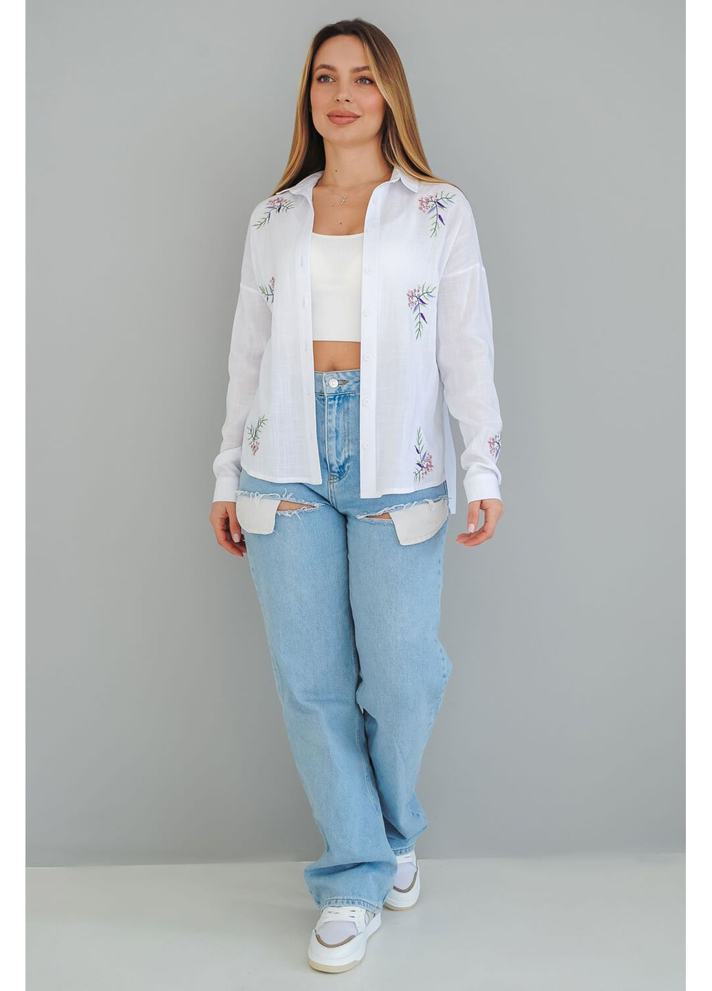 Біла блузка веста білий MioRichi