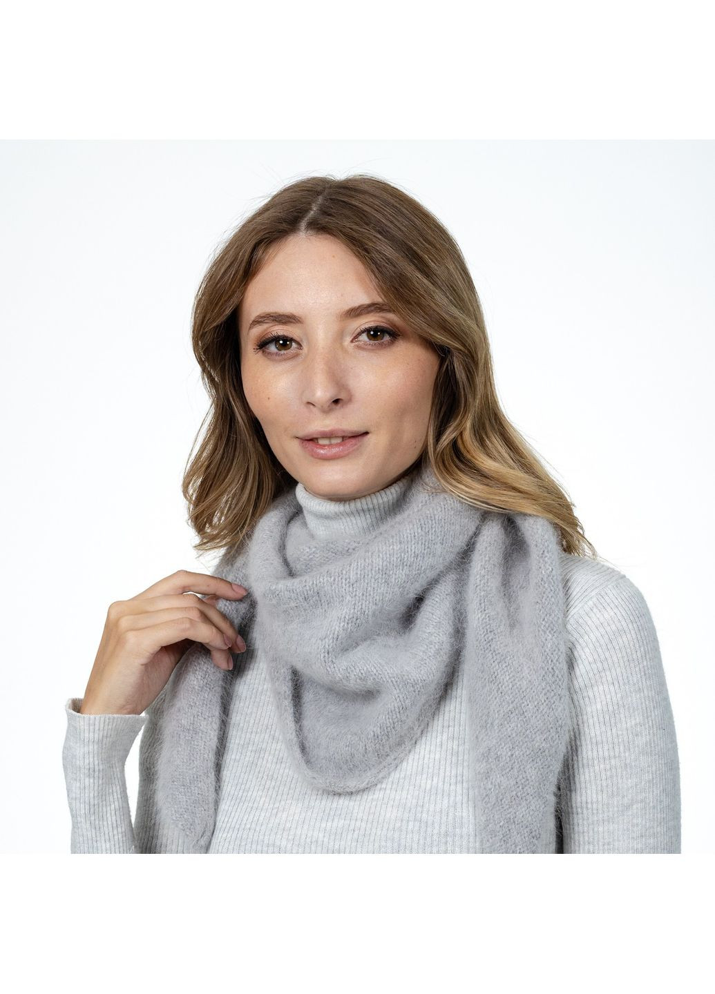 Бактус жіночий ангора сірий АЛАНА LuckyLOOK 565-104 (322792113)