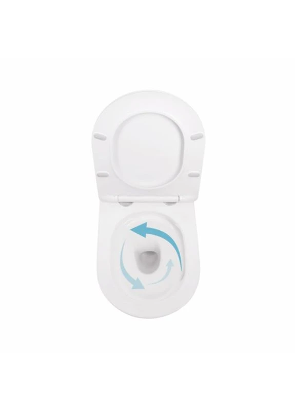 Унитаз подвесной Robin Mew безободковый с сиденьем Soft-close QT13332381АSW Qtap (392434299)