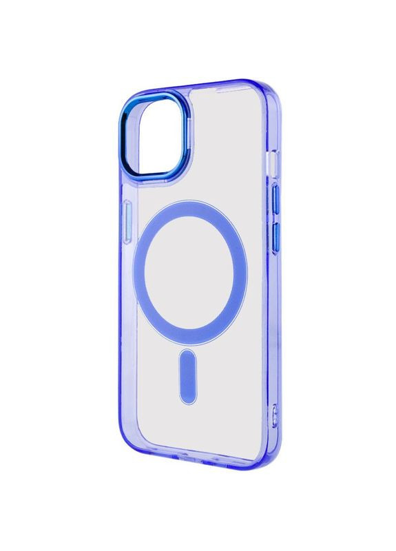 Чохол TPU Iris з MagSafe для Apple iPhone 12 Pro Max (6.7") Синій Epik (372973017)