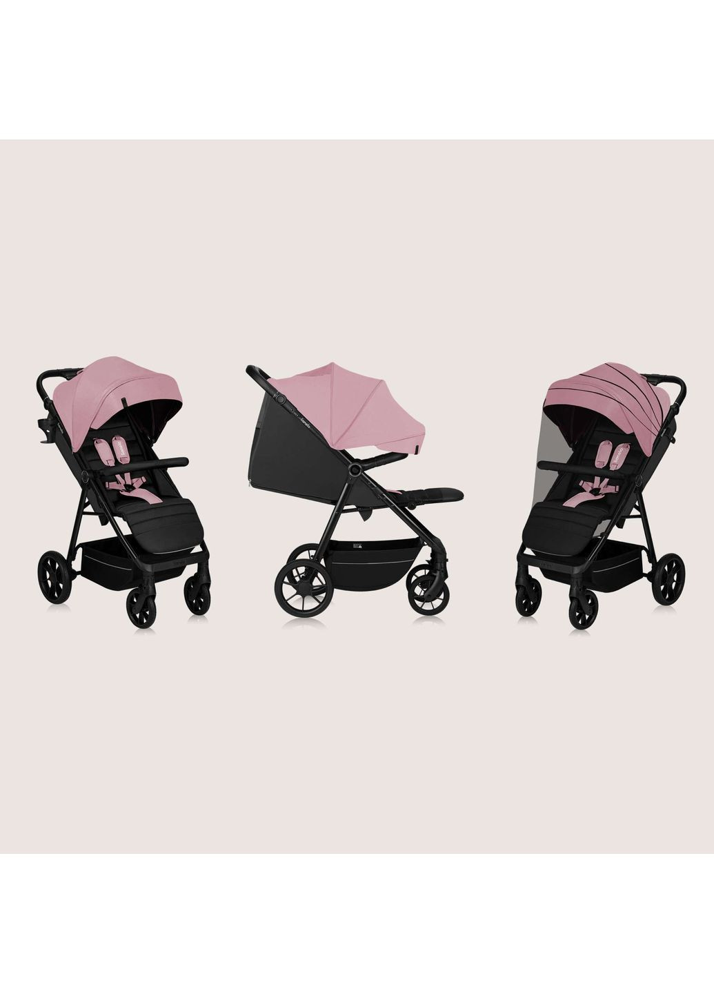Прогулянкова коляска MIRA PINK ROSE Lionelo (354333327)