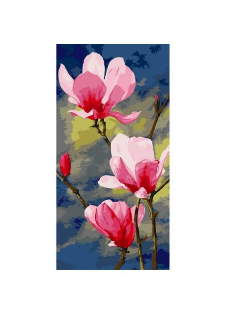 Картина по номерам Розовая магнолия 40 х 80 см (13046-AC) Art Craft (370259283)