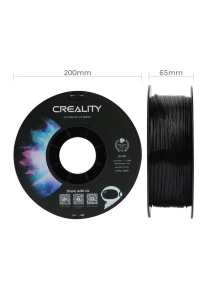 Пластик для 3D-принтера (3301040040) Creality TPU 1кг, 1.75мм, black (401156406)