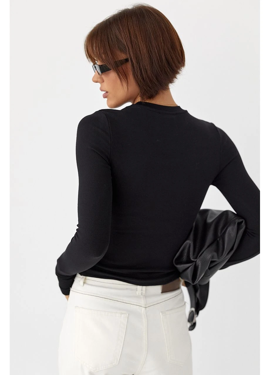 Однотонний еластичний лонг Lurex (370395915)